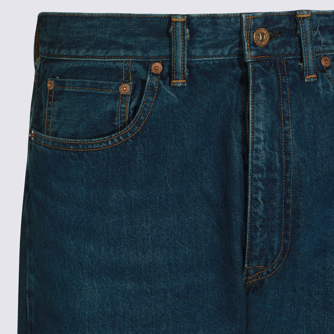 Maison Kitsune' Jeans - FADED INDIGO | ad1c4bac429a0fb632af429881c88c500fe28c30