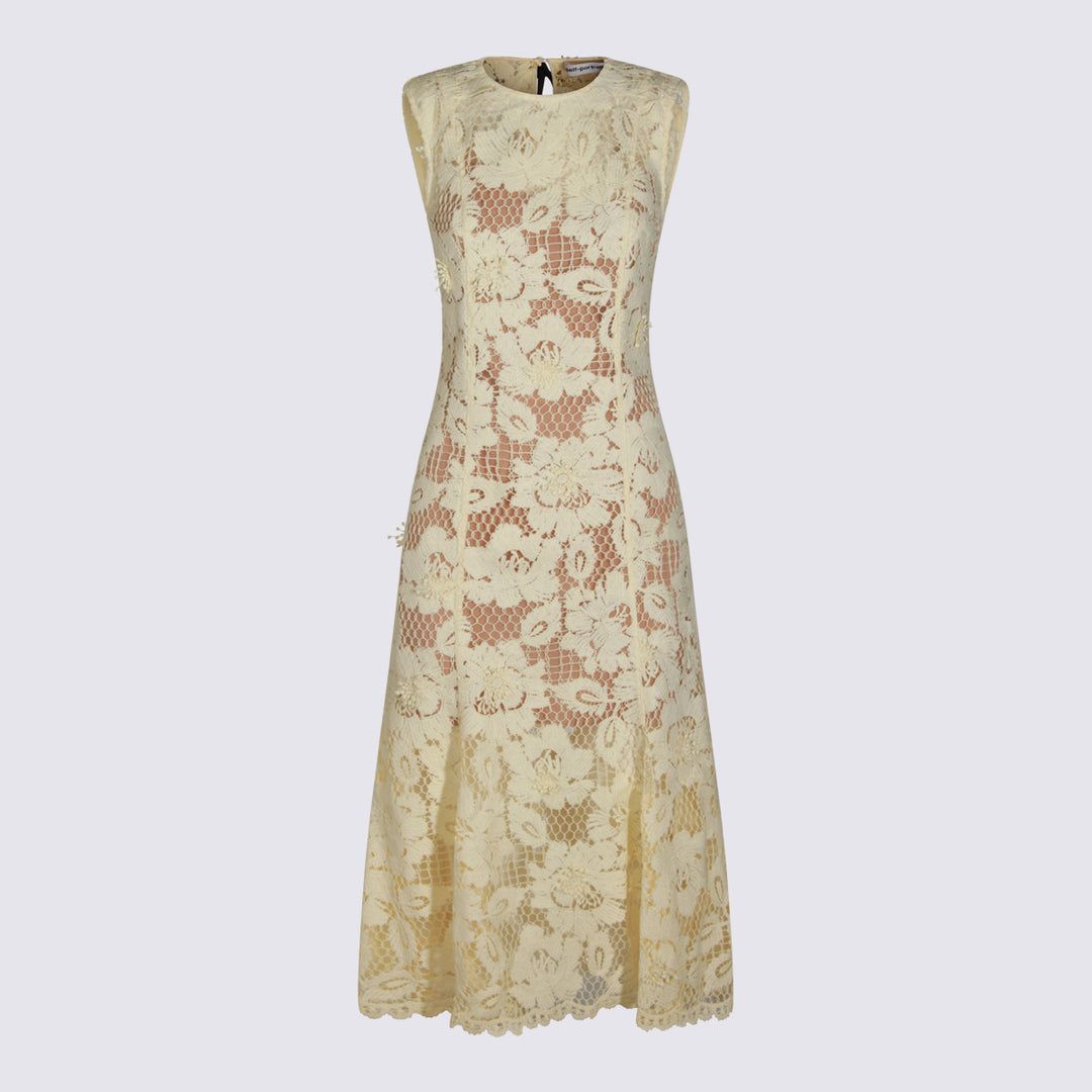 Self-Portrait Dresses - Yellow | 0a1cede1f4bd3f3dd384b2a28a8a295ab5399520