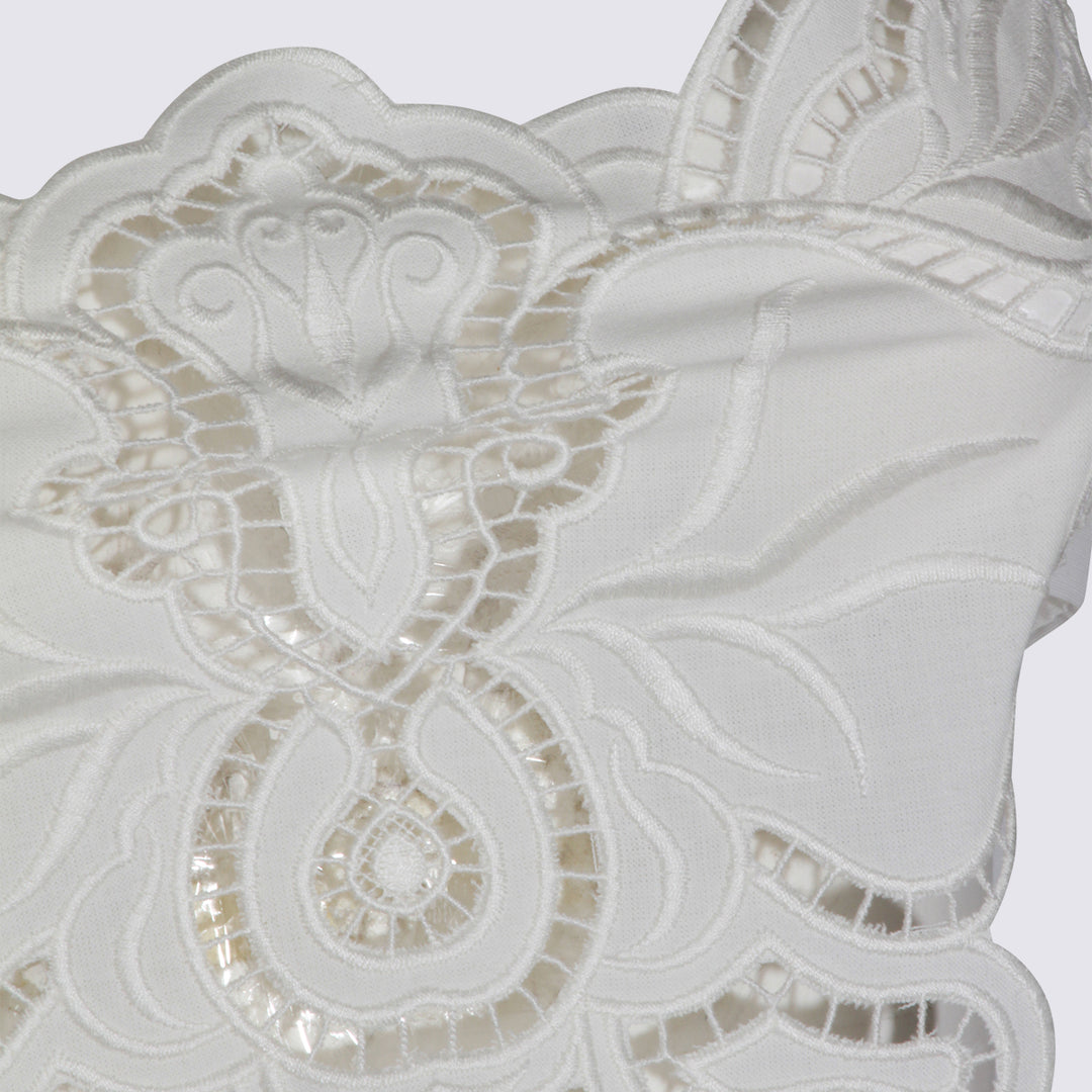 Blumarine Top - WHITE PEARL | 4995f0f109fa942b107dbfbfdd14a0e584ec472b