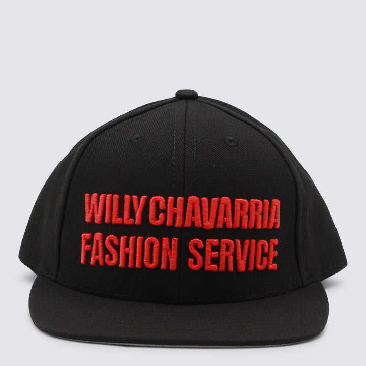 Willy Chavarria Hats - Black | 2a980772df72e97dad5278372d21df99152bea9b