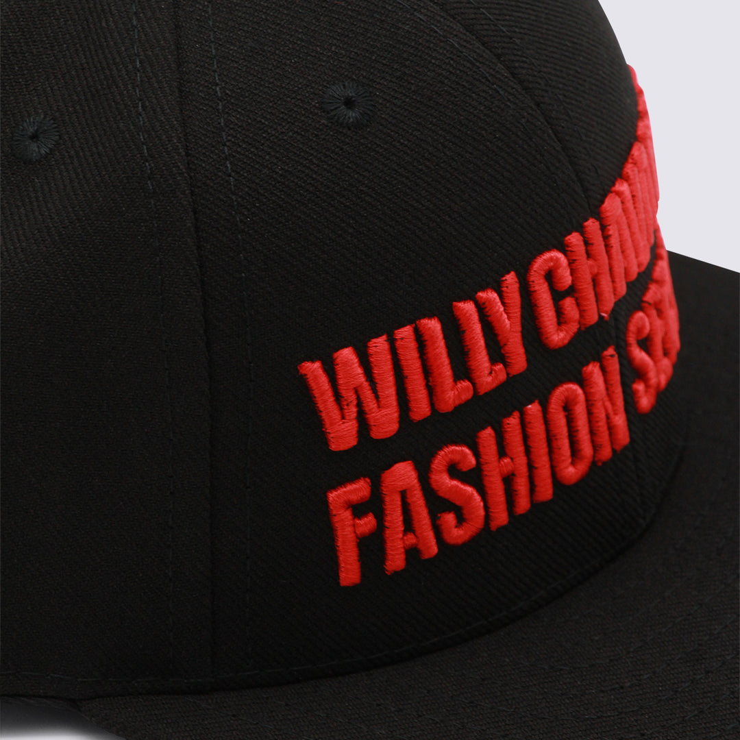 Willy Chavarria Hats - Black | fd481d9c28b1cfc4a630f2538016e7722c83bd80
