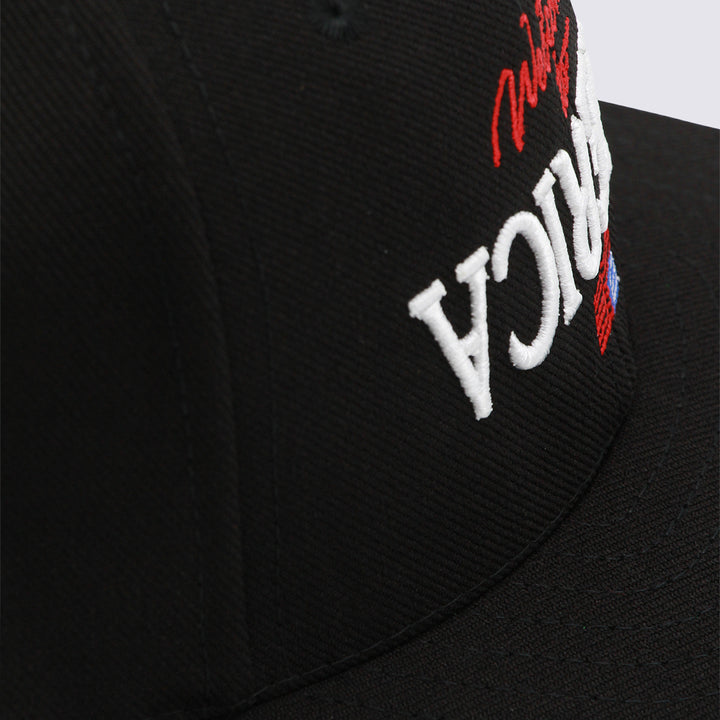 Willy Chavarria Hats - Black | f622be0a19c108827301a4dd998765b08c74de84