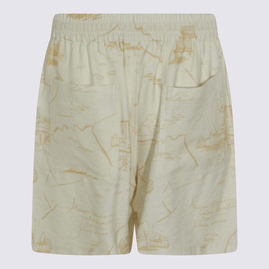 Maison Kitsune' Shorts - NOBLE BEIGE/STRAW | a002197841b2c6d10fd0573f6155eb49d9a6cf04