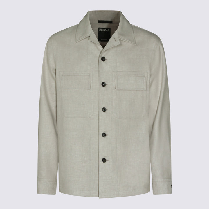 Zegna Jackets - SAND | 0125046f10d087a2d361b417ad7ff45f9c21e8af