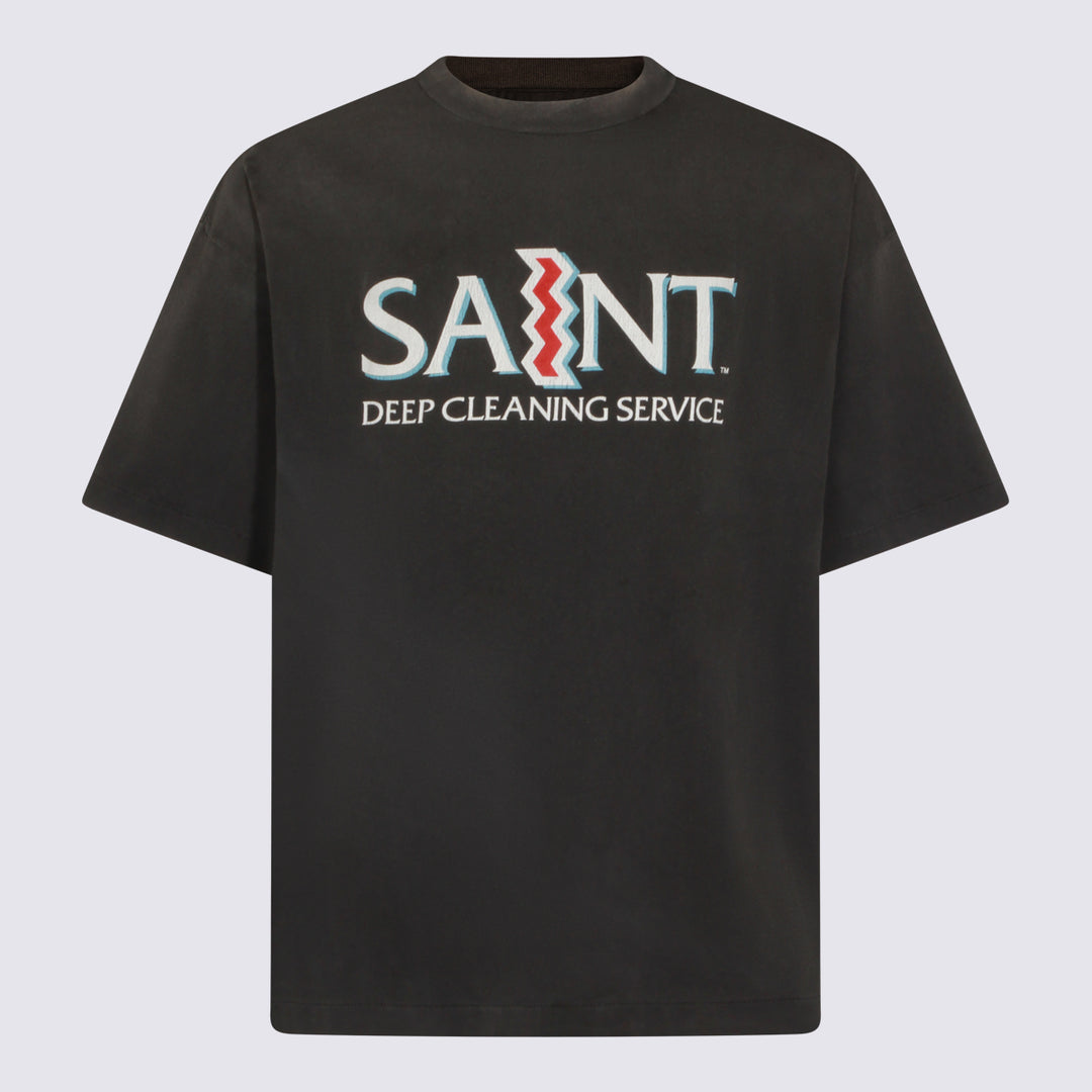 Saint Mxxxxxx T-shirts and Polos - Black | 3817541e1d840ad89b7a2ebb576703b7ecddf3ad