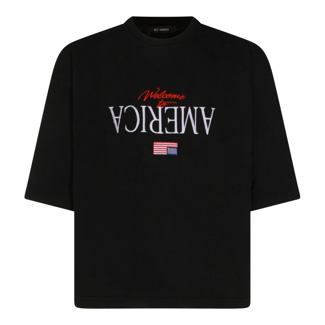 Willy Chavarria T-shirts and Polos - Black | cc749f9ebeb58780080d9bcdc05f60a53ab0a598