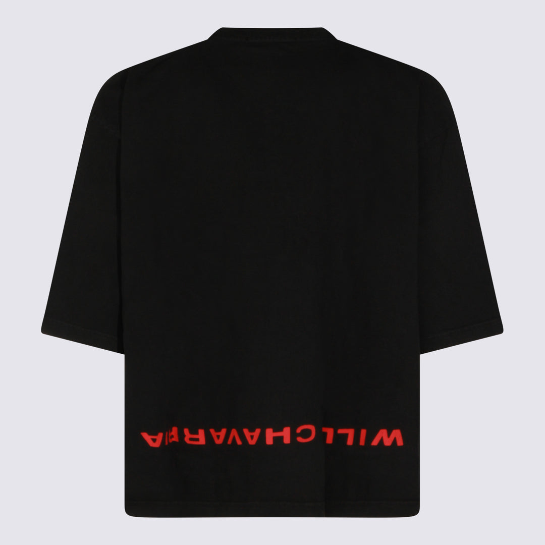 Willy Chavarria T-shirts and Polos - Black | fc08d22ac6084eaaffced11f8c40c99a965a30c8