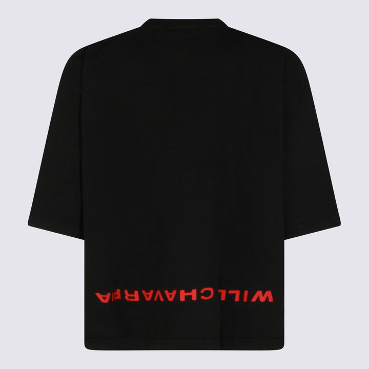 Willy Chavarria T-shirts and Polos - Black | fc08d22ac6084eaaffced11f8c40c99a965a30c8