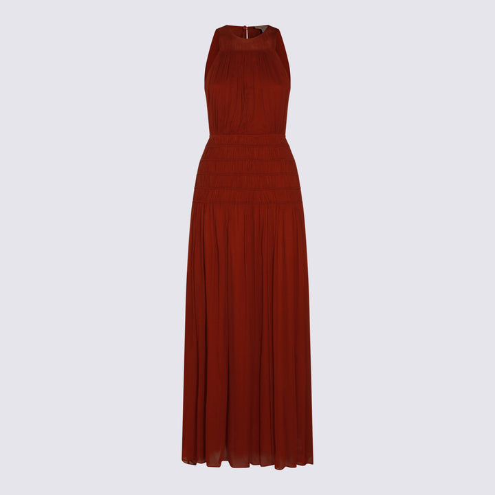 Twin-Set Dresses - BROWN HENNA | d936c8a052d7884f3648726eb3279b06c5689a4e