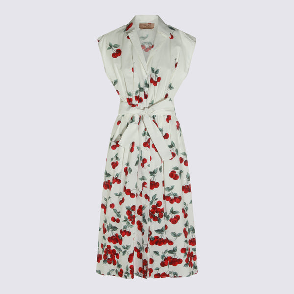 Dresses Cherries White/Red