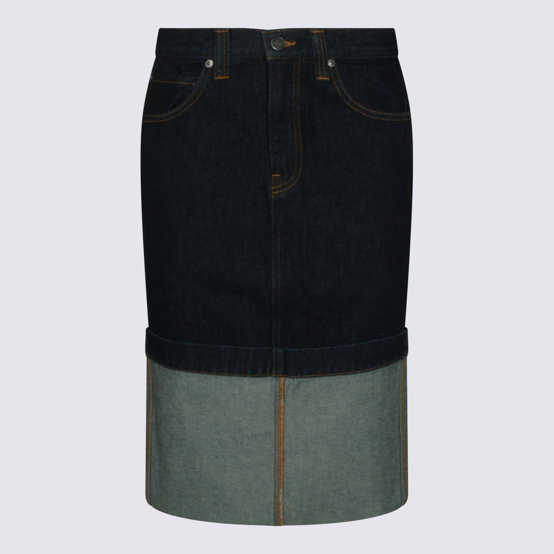 Khaite Skirts - Denim | 21b532917fff48b61ca195f2255e6531264ee265