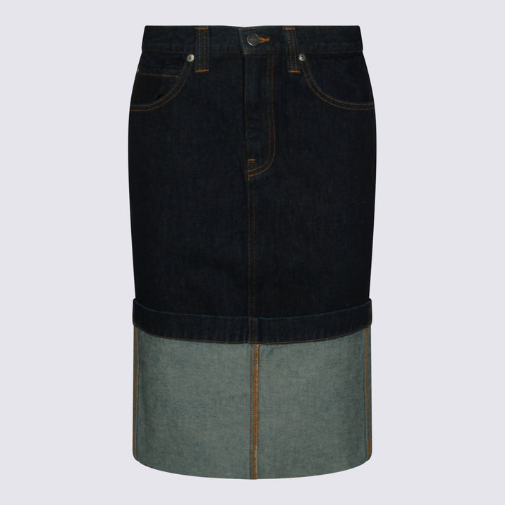 Khaite Skirts - Denim | 21b532917fff48b61ca195f2255e6531264ee265