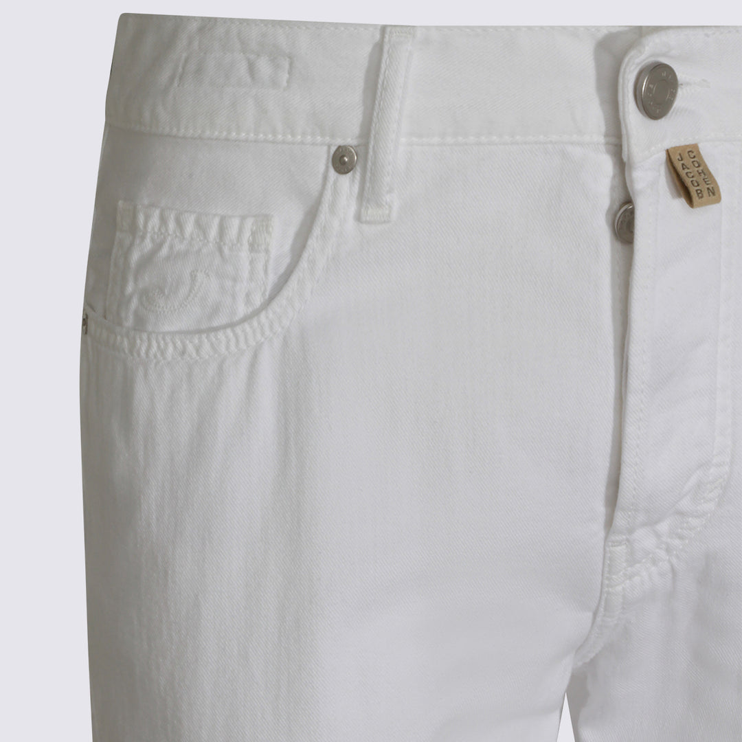 Jacob Cohen Jeans - OPTICAL WHITE | 096eda6b1fd32a0c6b325fffe1068a1986255d6a