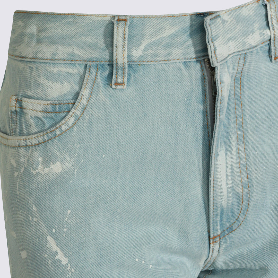 Mm6 Maison Margiela Jeans - LIGHT BLUE | 80ff2eec21b4644e79a7ec99c0a280f7808bc6e0