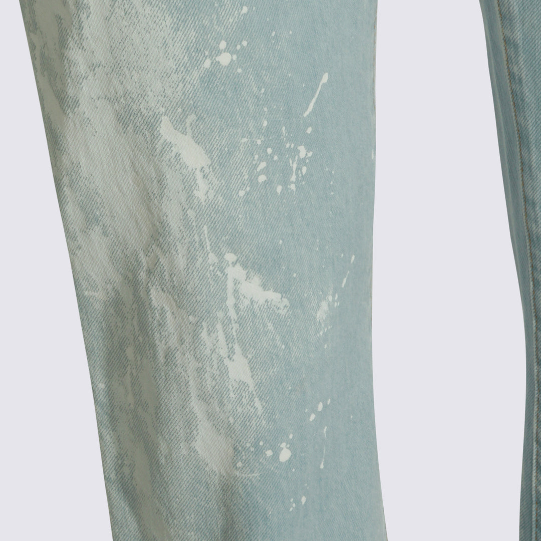 Mm6 Maison Margiela Jeans - LIGHT BLUE | 46510bf316fa0aa892b0284a085daed3137f0b6f