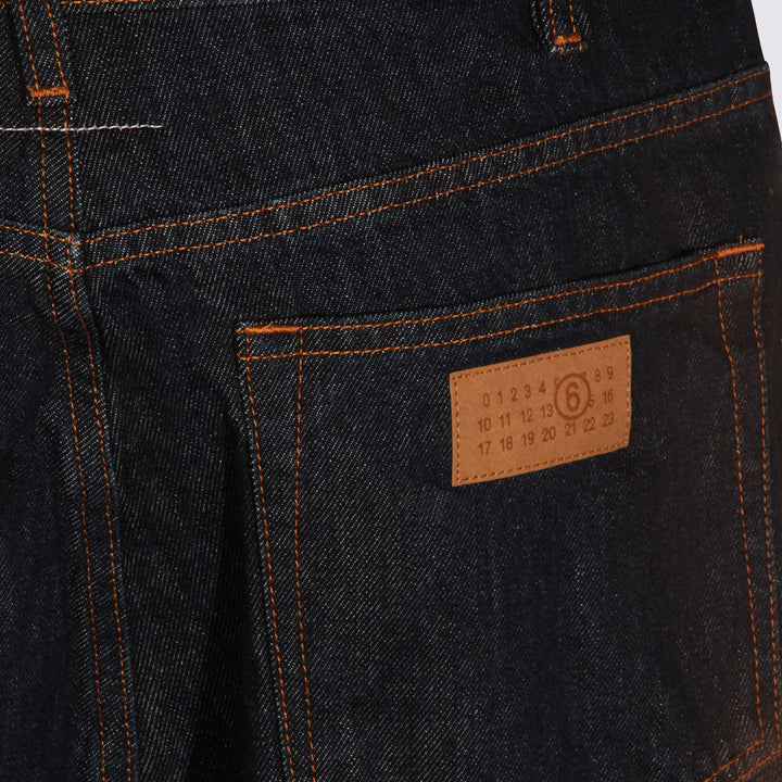 Mm6 Maison Margiela Jeans - Dark blue | 27685be47671baa2b7dc251c9ffdedd4e3af4f27