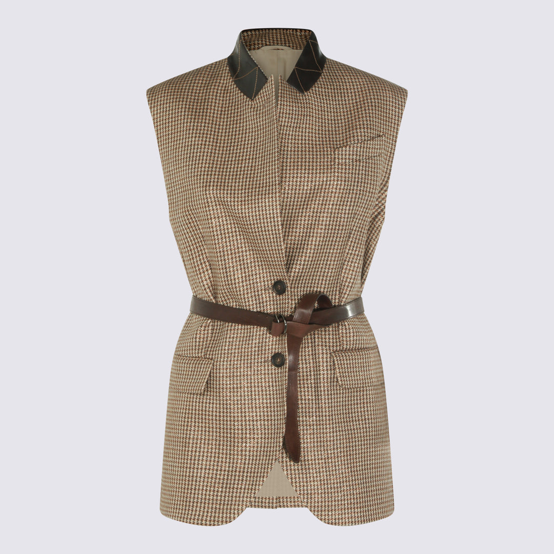 Brunello Cucinelli Jackets - Check | 856a083171650f2bcab08dc8f8489dd8b38e4a50