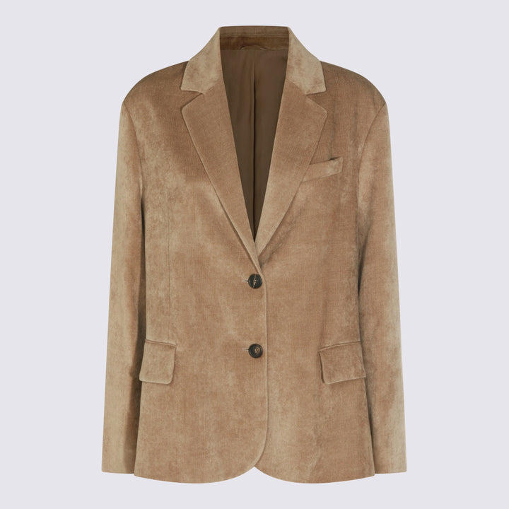 Brunello Cucinelli Jackets - CAPPUCCINO | d3a48607a6dbcb42a6fcd6a08019408edf0b6cb8