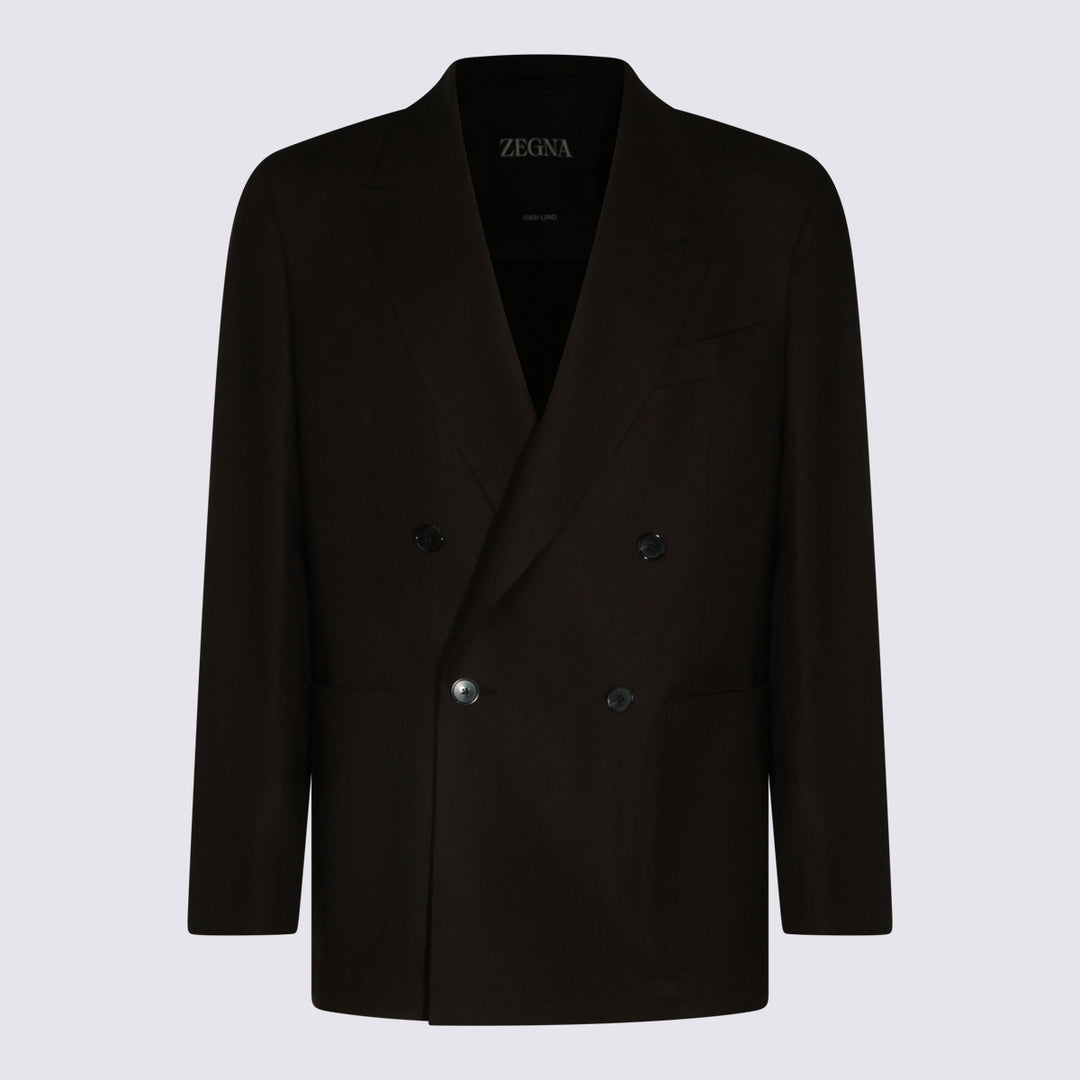Zegna Jackets - COFFEE | df9d54ec3e03003ebd9e9513216ceaddd477957b