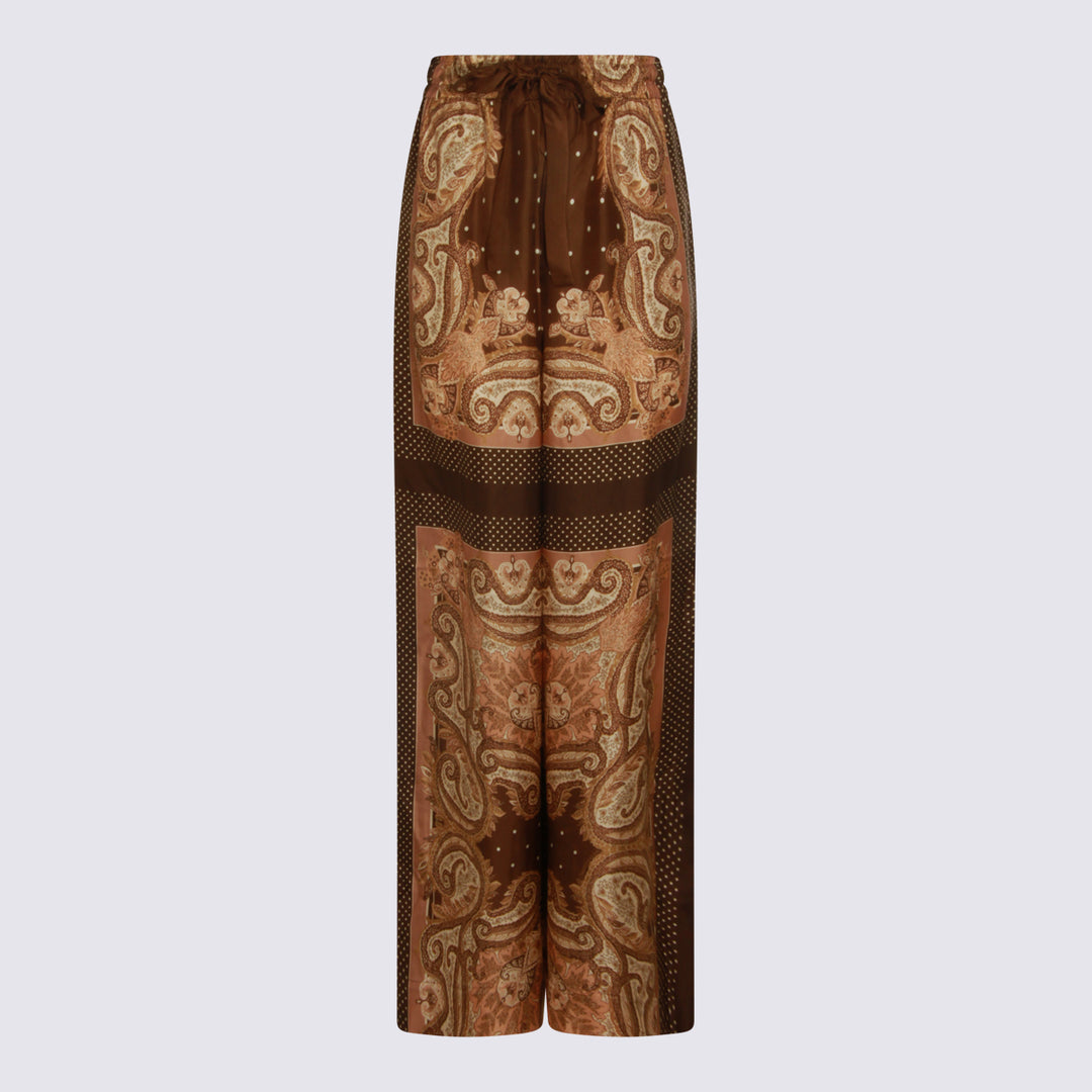Zimmermann Trousers - CARAMEL PAISLEY | 4335550f05b9673ee480ee895b4b228a7f170e15