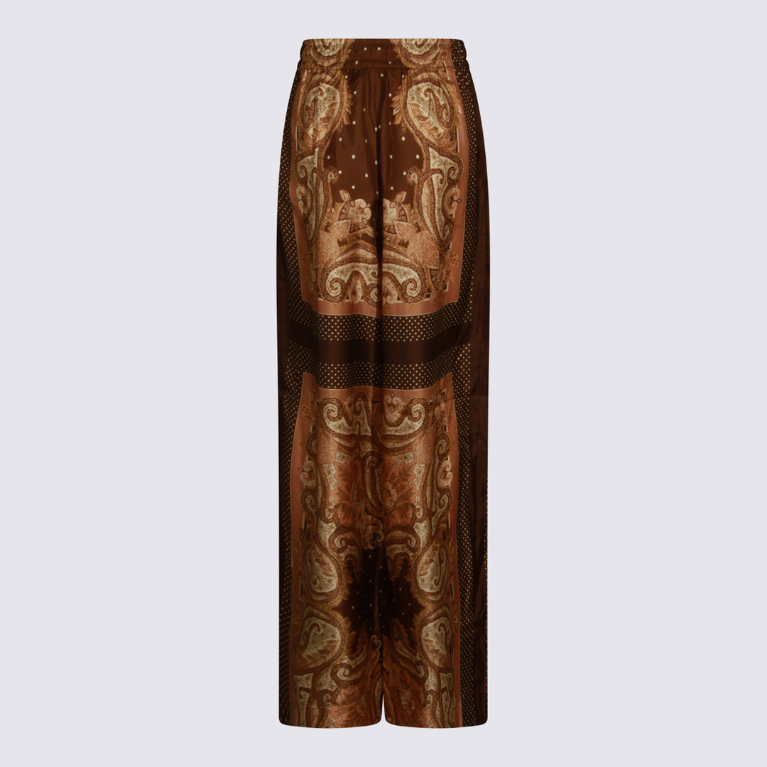 Zimmermann Trousers - CARAMEL PAISLEY | eac63980833506b229f4652ee6c746f9bb8cfbfb