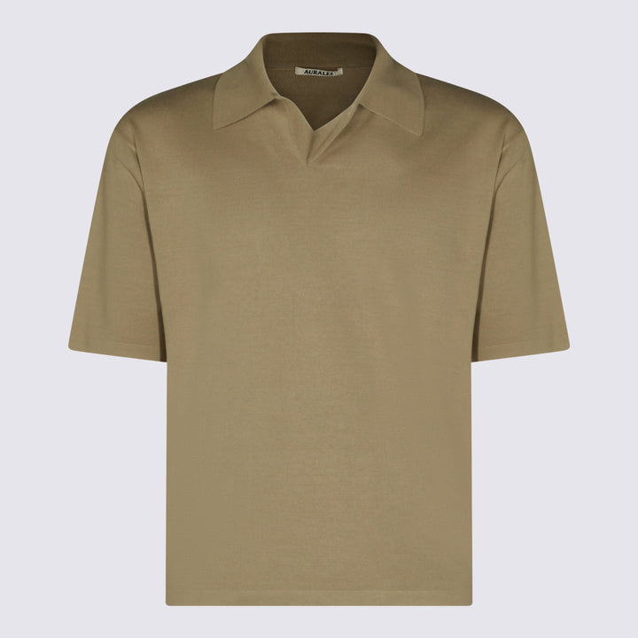 Auralee T-shirts and Polos - KHAKI BEIGE | e77f12963a1343bbfaa938e8c3e33640651de19c