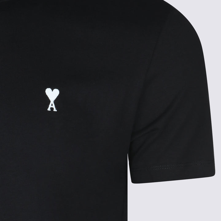 Ami Paris T-shirts and Polos - Black | 6f131df3de1a52d08240aa02e524307ae689c5e0