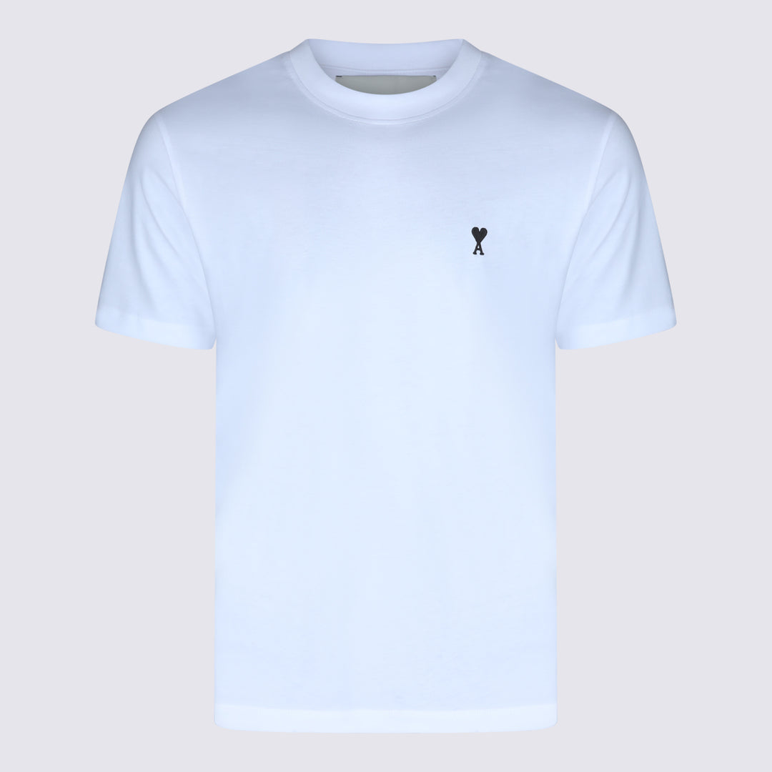 Ami Paris T-shirts and Polos - White | 88515cec981ee2e7ead99415552a8271536e4bc0