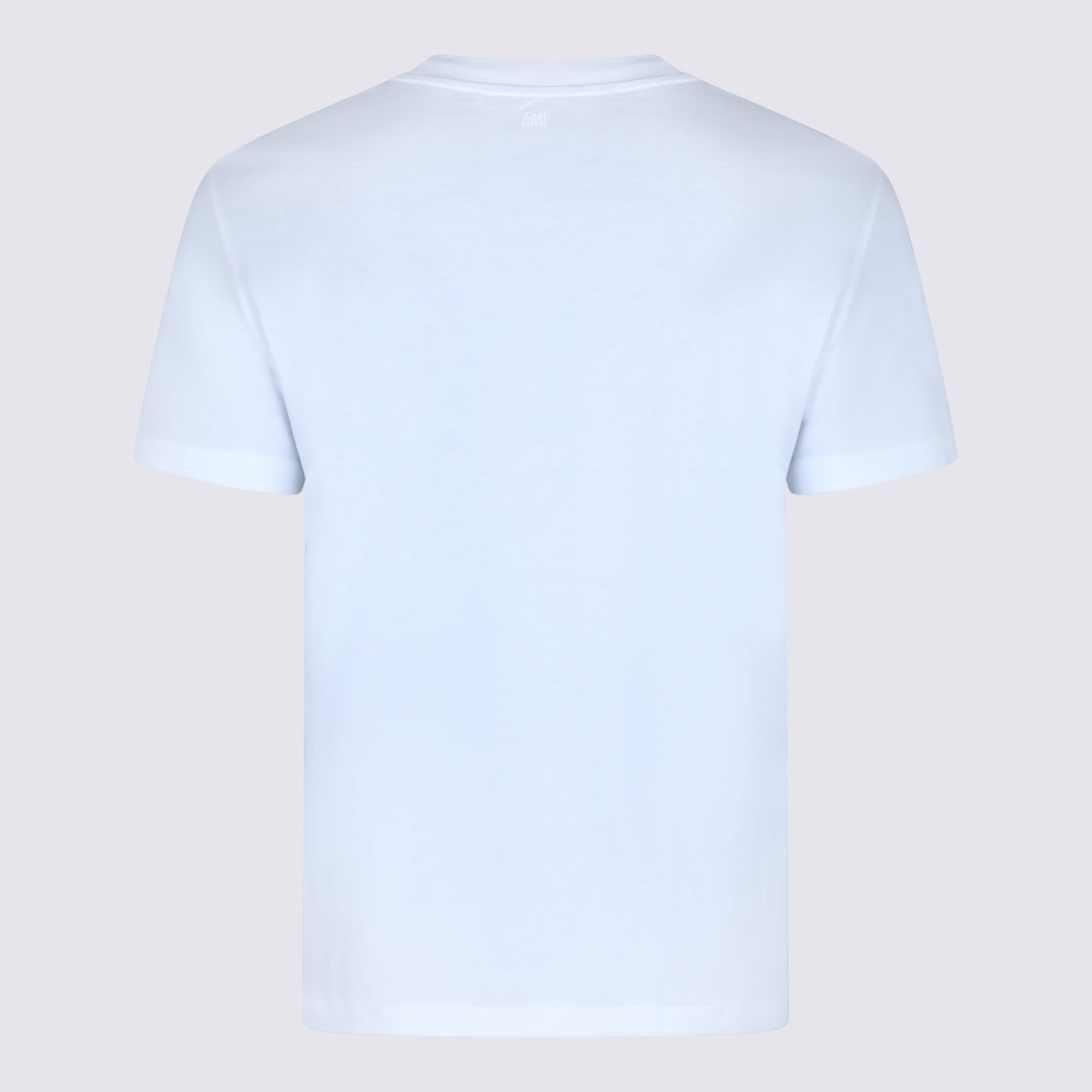 Ami Paris T-shirts and Polos - White | 036f3d5cbef45ae26634e202bce2751330156445