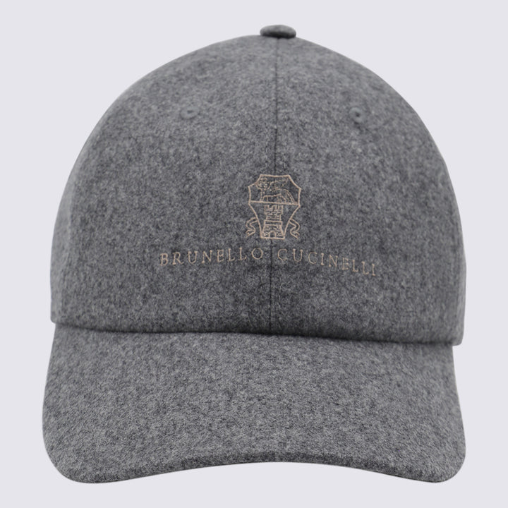 Brunello Cucinelli Hats - Grey | fd2ada69305b01e48a5070d0ebd59c7e01006164