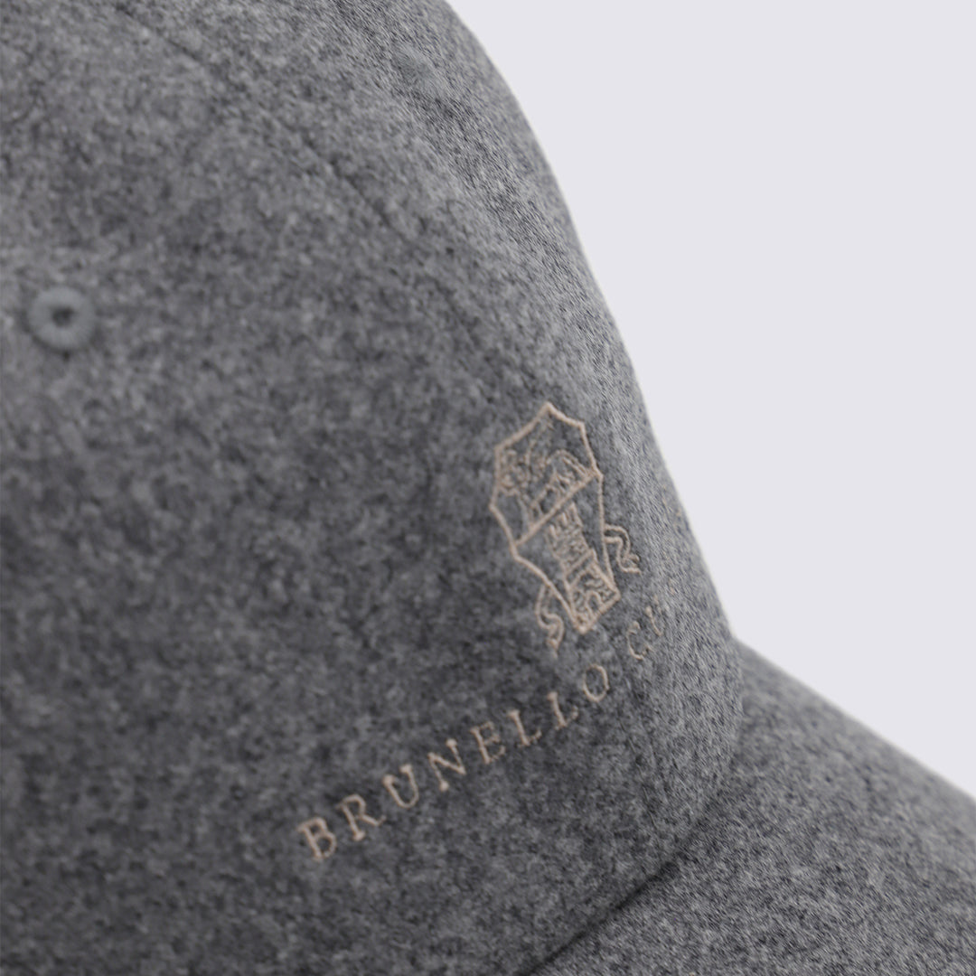 Brunello Cucinelli Hats - Grey | d6e6f3389a3f102c1fb44251b84025093adc625c