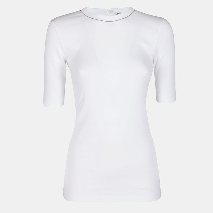 Brunello Cucinelli T-shirts and Polos - Neutri | f64a3bc82f4bc24c2d038c4743dbd0dc0836d217