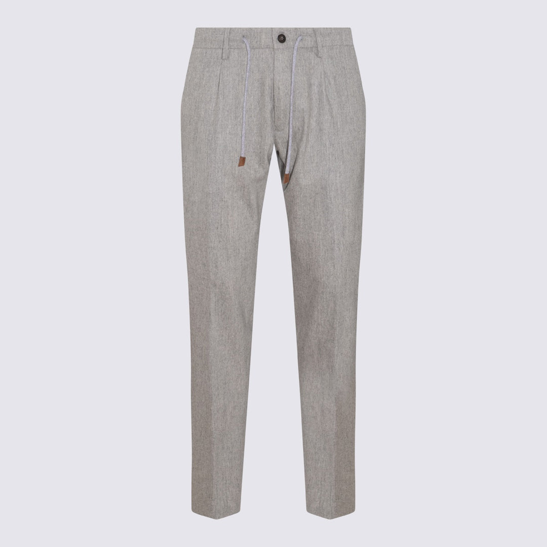 Eleventy Trousers - Metallici e grigi | 5caca4cfc14db81796c02bee8ff4dbbed79f00f1