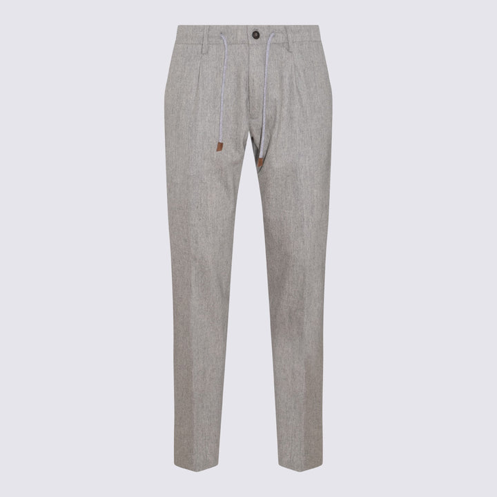 Eleventy Trousers - Metallici e grigi | 5caca4cfc14db81796c02bee8ff4dbbed79f00f1