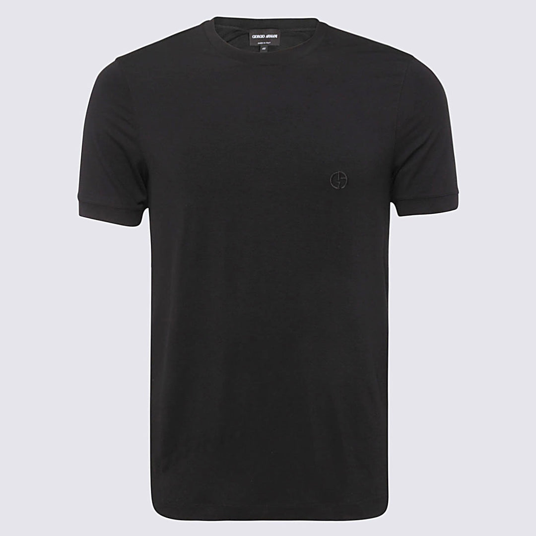 Giorgio Armani T-shirts and Polos - Black | 4154d3deefdc01c9389a98127e20c7f7e7e20b89