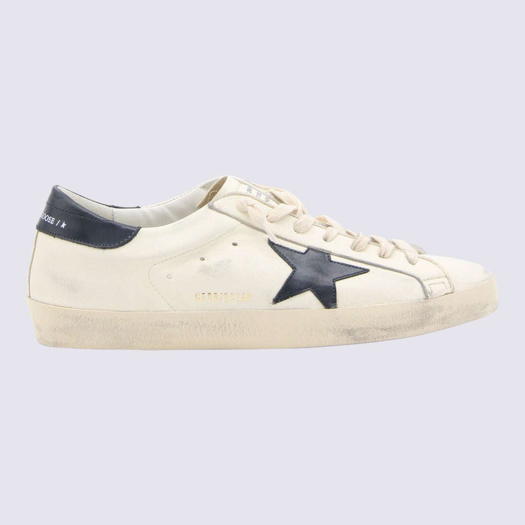 Golden Goose Sneakers - BEIGE/NIGHT BLUE | ca51abb18d864593ac30396410885a7e1a675af8