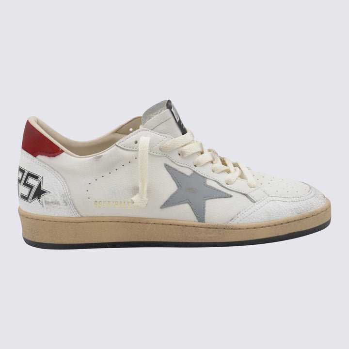 Golden Goose Sneakers - WHITE/SILVER BLUE/RED | 2ac205234d0ca5a20bede46ba7c71a5898107004