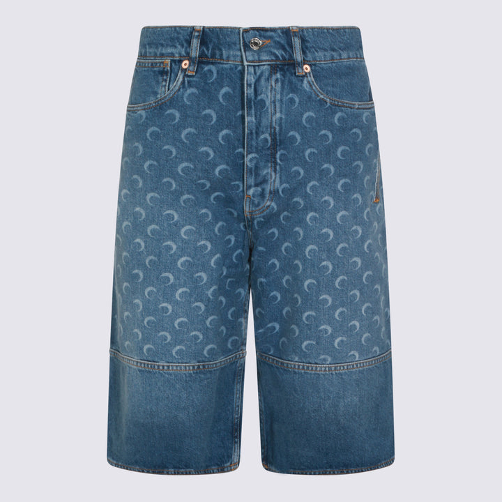 Marine Serre Shorts - LIGHT BLUE | 17464a540d8ba1d5ab8601bd4bc4c5cda37ea0d9