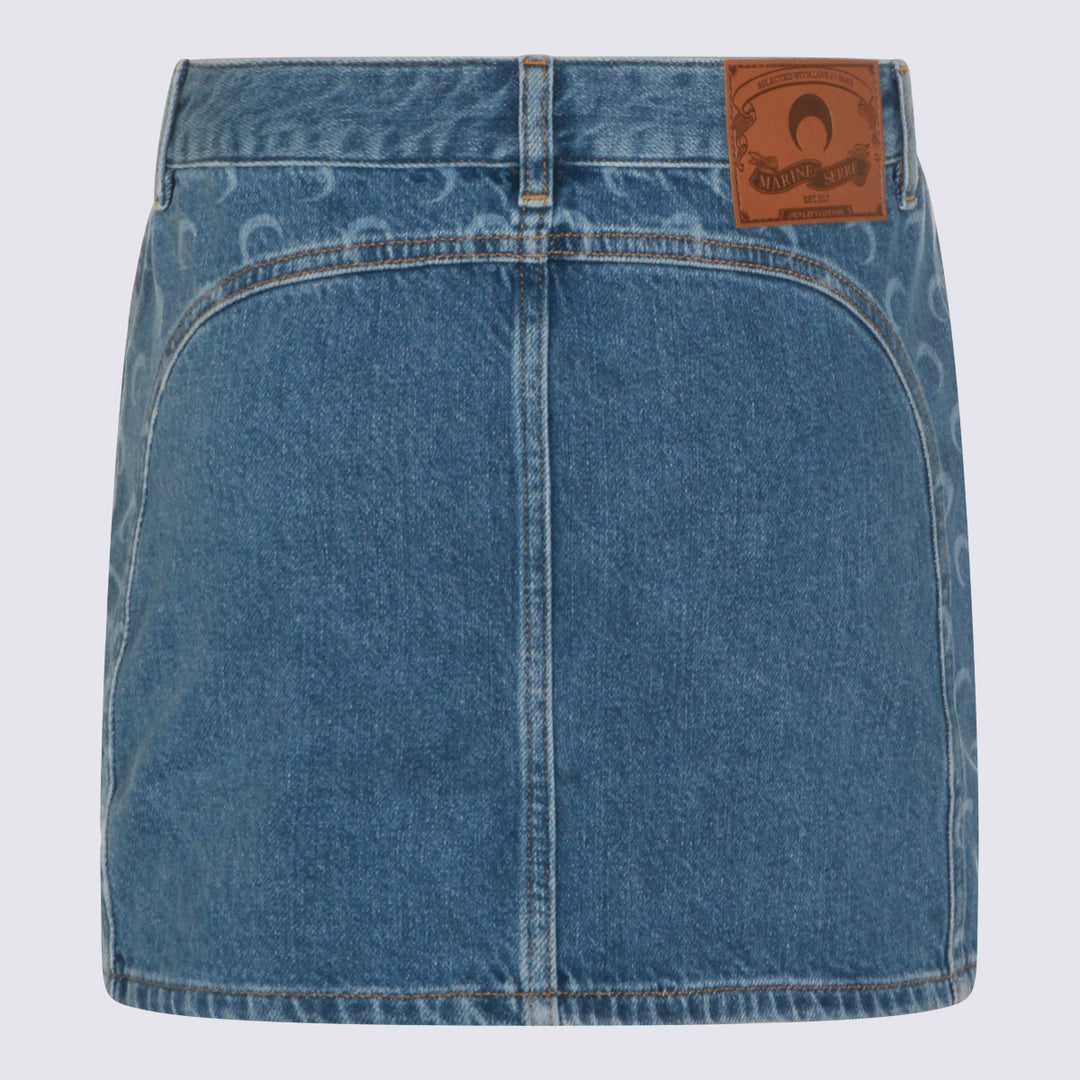 Marine Serre Skirts - LIGHT BLUE | 4631809cfa58e1f918fc22f8678018568778c265