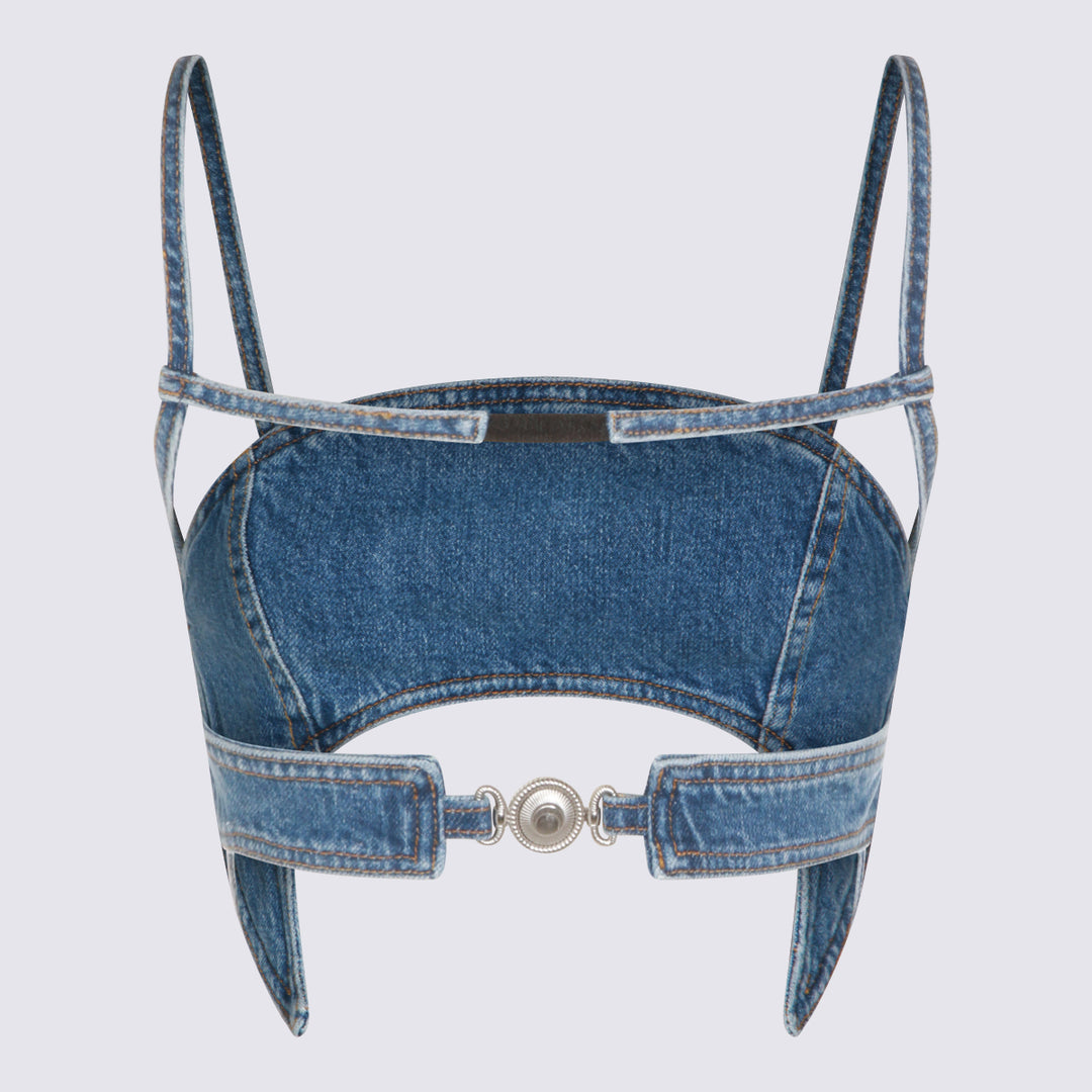 Marine Serre Top - LIGHT BLUE | bbab808792a70babcdd3fa5fd591330cd6965210