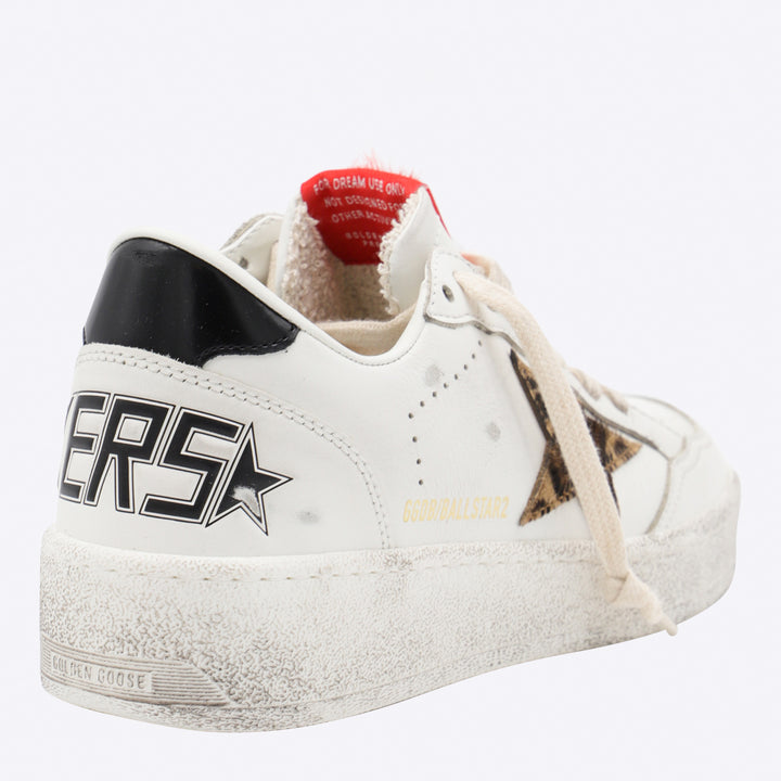 Golden Goose Sneakers - WHITE/BEIGE BROWN/BLACK LEO | 59849e43a772448cafb6ec853ec7de470be9f832