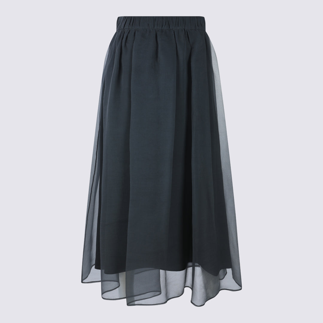 Brunello Cucinelli Skirts - LIGNITE | b113c36bb0fc42738d7231be3dc1f87a85b3898a