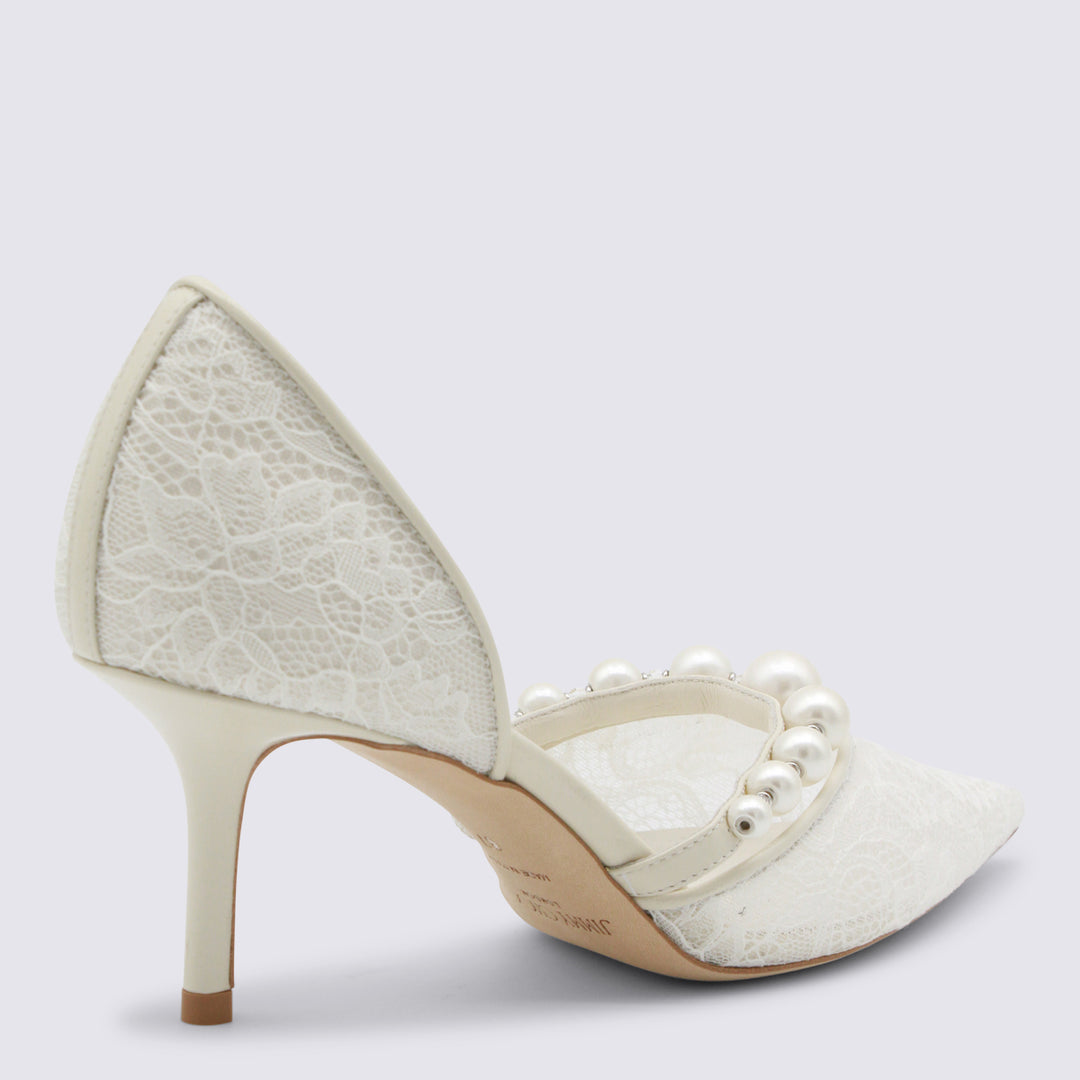 Jimmy Choo With Heel - IVORY/WHITE | bcf260e7e85558f66954f4d726d8801bdd42aa51