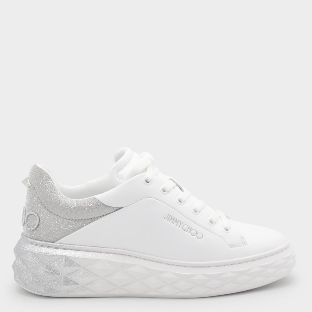 Jimmy Choo Sneakers - WHITE/SILVER | fb664777ea7734f9de7160a5704843a917b4b42e