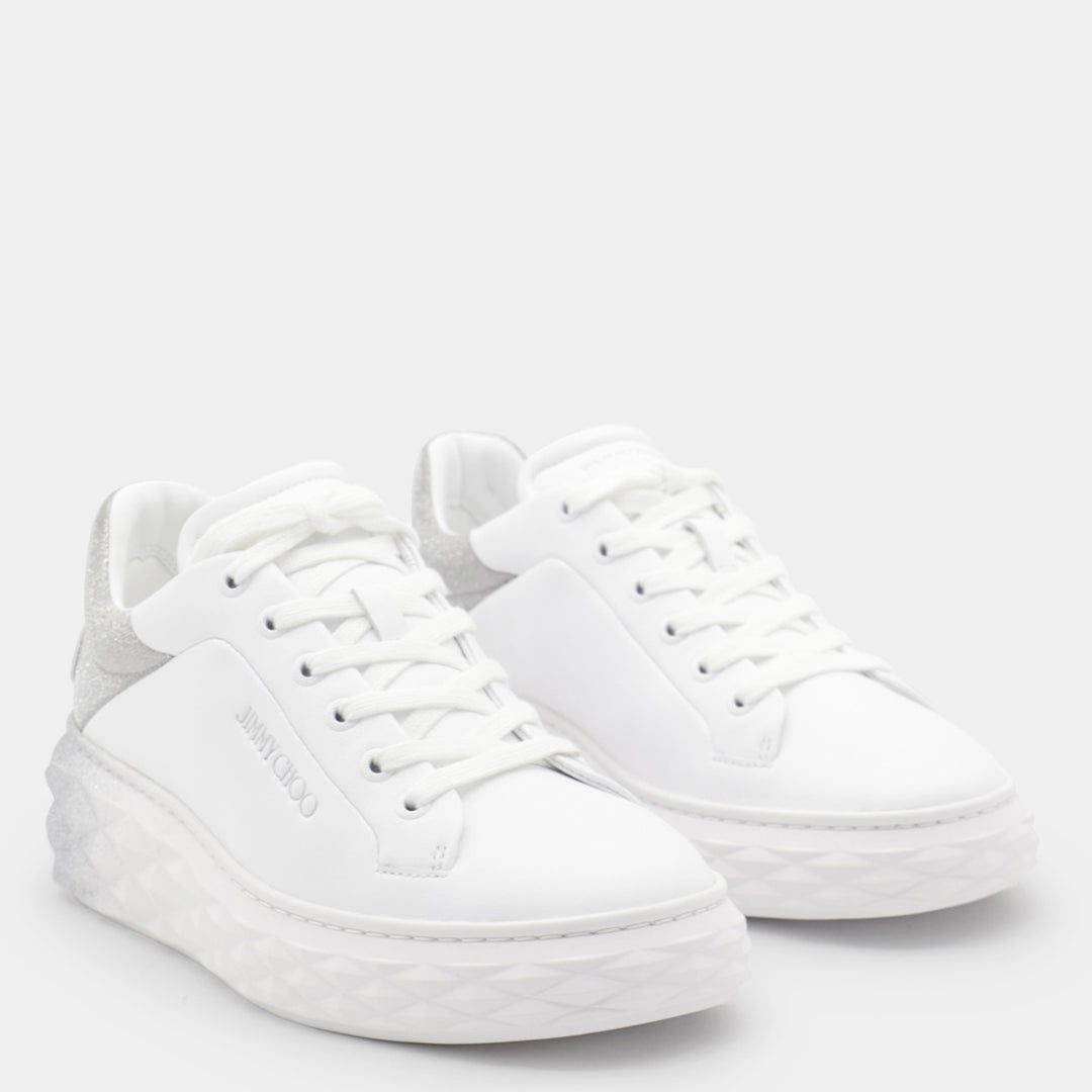 Jimmy Choo Sneakers - WHITE/SILVER | 4a828928a55ad897d3b375edc1a76159a5dbf00c
