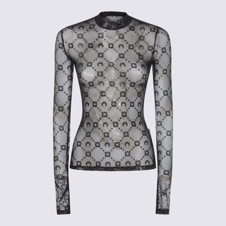 Marine Serre Top - Black | c8774fa60a92eed08fe799713e0f150c8f7534b5