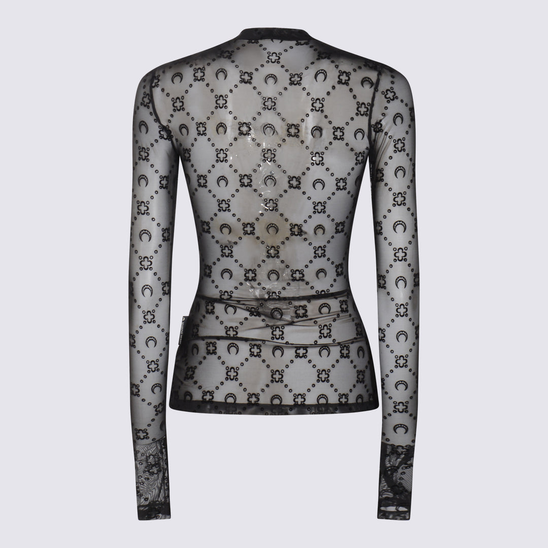 Marine Serre Top - Black | 22e01d142b0595092d5eb9f79e9aa0657cd6f1d9
