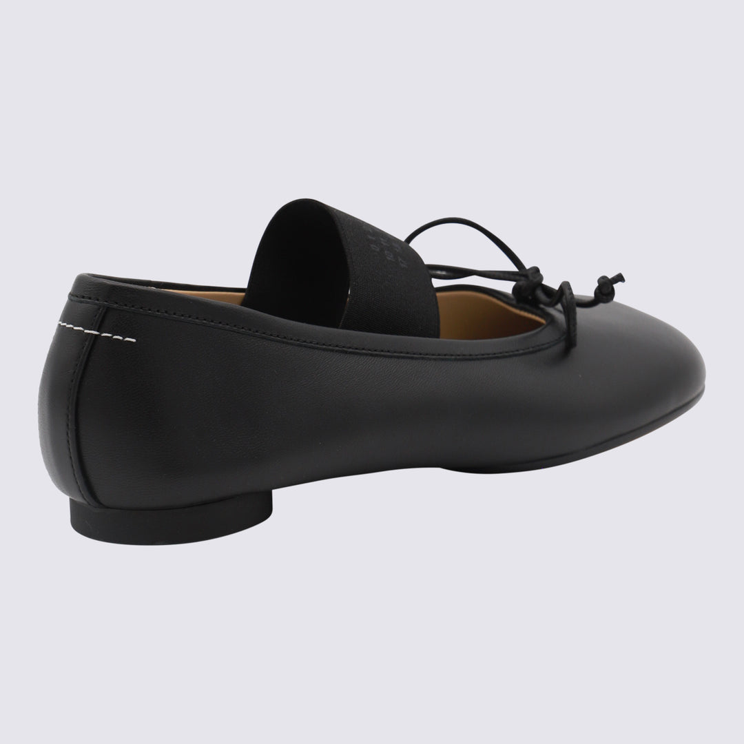 Mm6 Maison Margiela Flat shoes - Black | d8626ee55d5938b605330e6544b065092abf2ac7