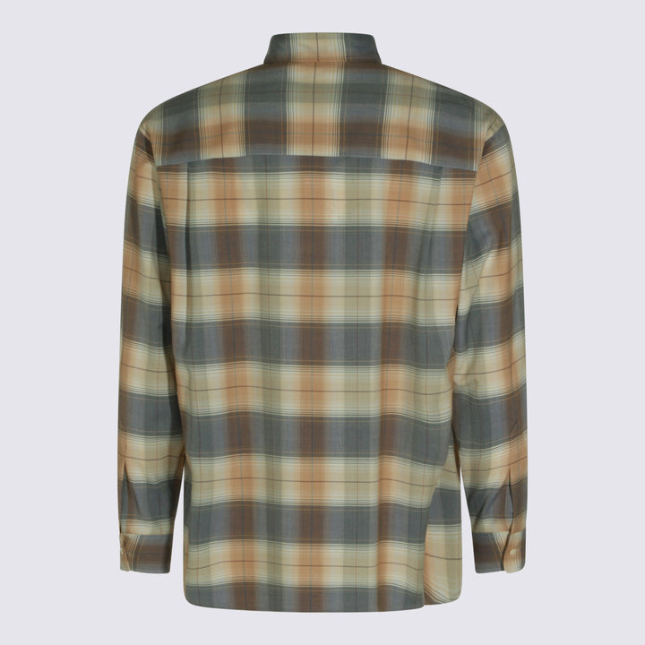 Auralee Shirts - LIGHT BROWN CHECK | b8f4ea0fe53d81ea17006ca0d06d2298caa1cd00
