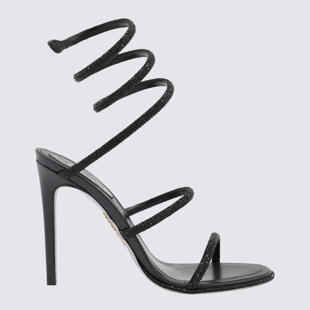 René Caovilla Sandals - Black | cd09b98c14afe76d7791a56a4c6c5a1809a76ce5